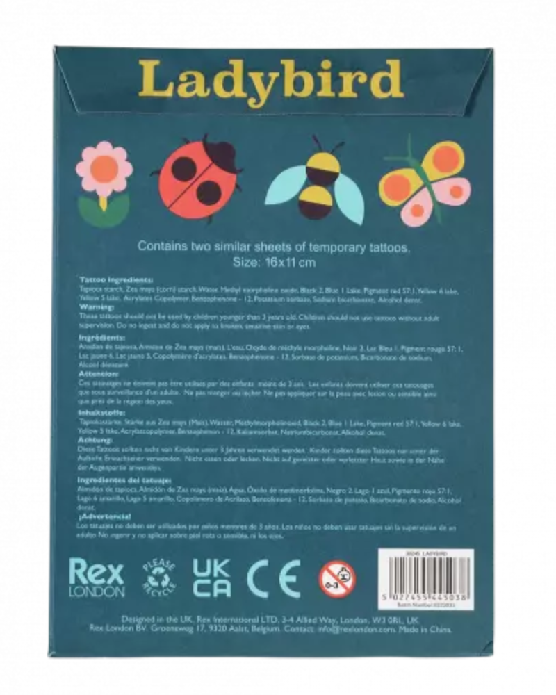 Ladybird Temporary Tattoos