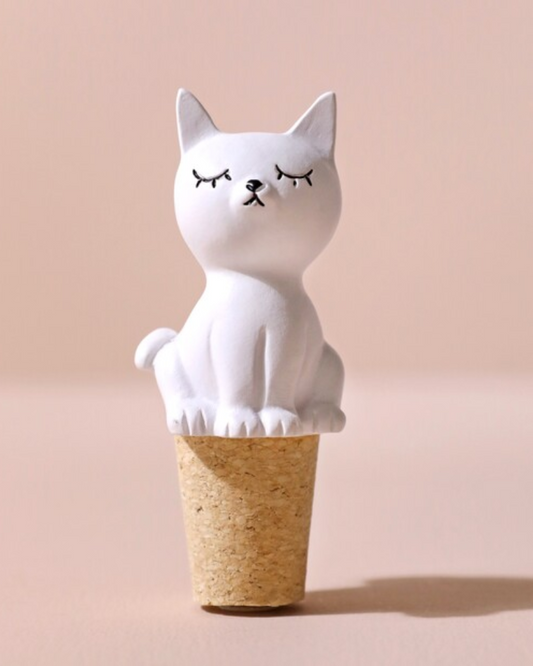 Cat Cork Bottle Stopper