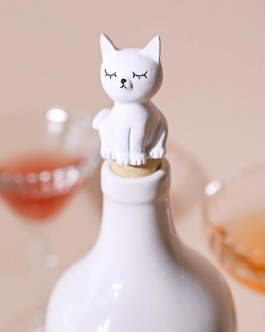 Cat Cork Bottle Stopper