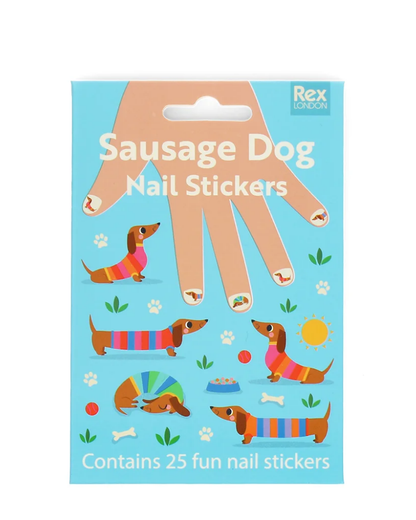 Sausage Dog Nail Stickers