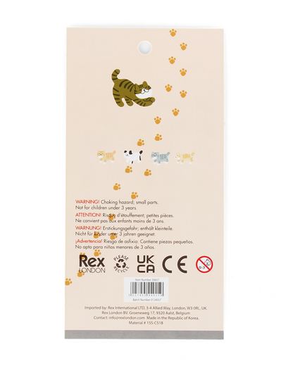 3D Puffy Cat Stickers