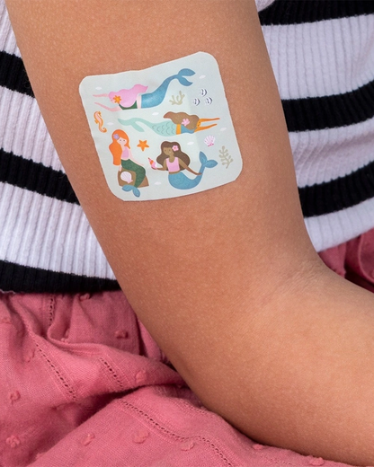 Children's Mermaid Plasters in a Tin