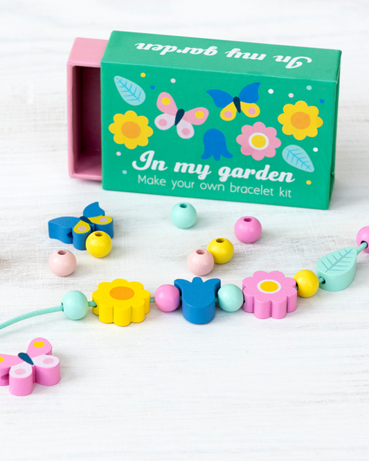 Garden Wooden Bead Bracelet Kit