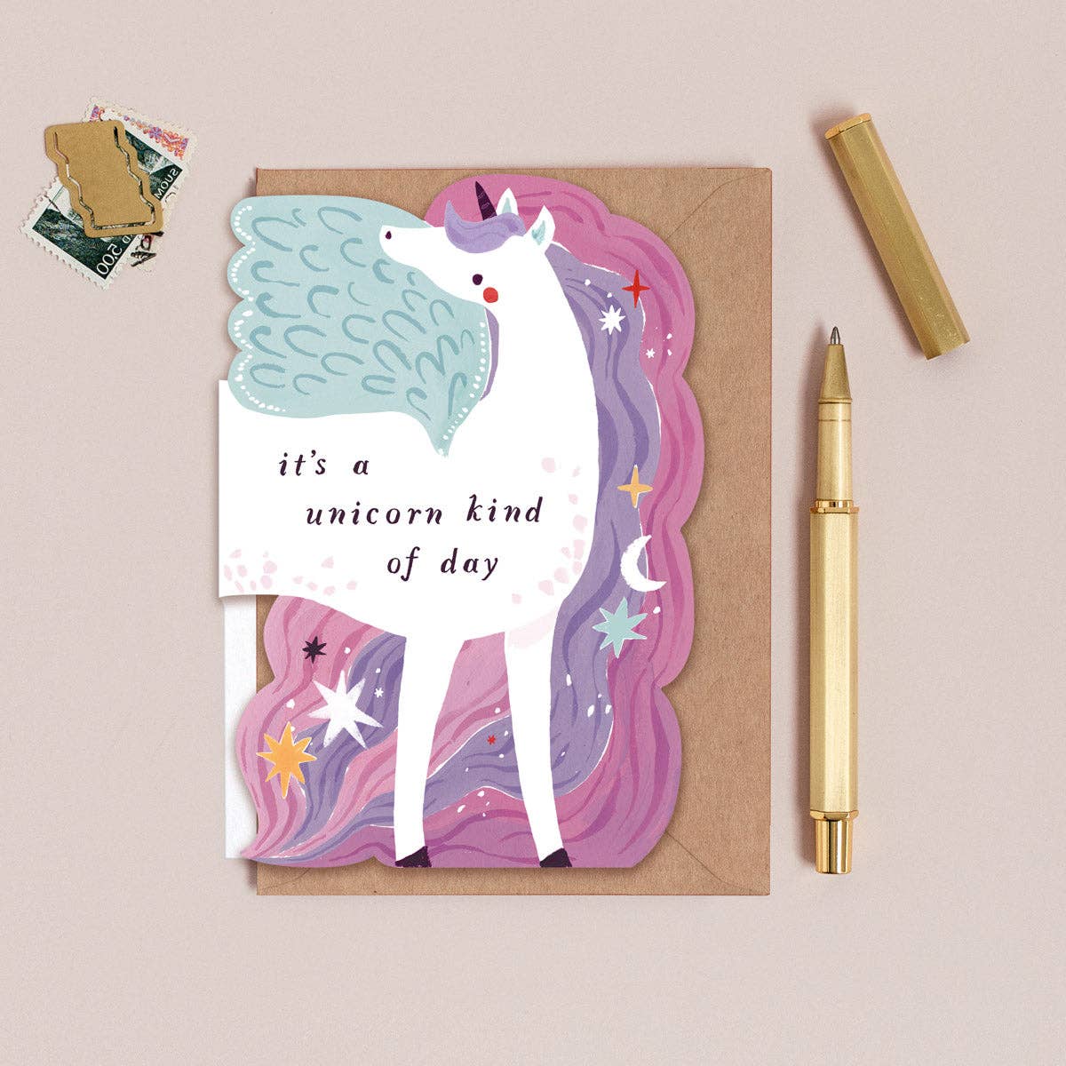 Unicorn Kind of Day Birthday Card