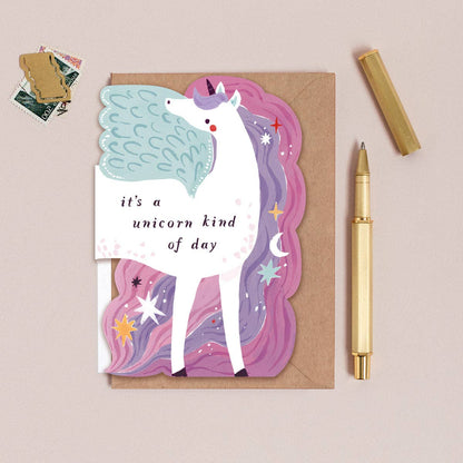 Unicorn Kind of Day Birthday Card