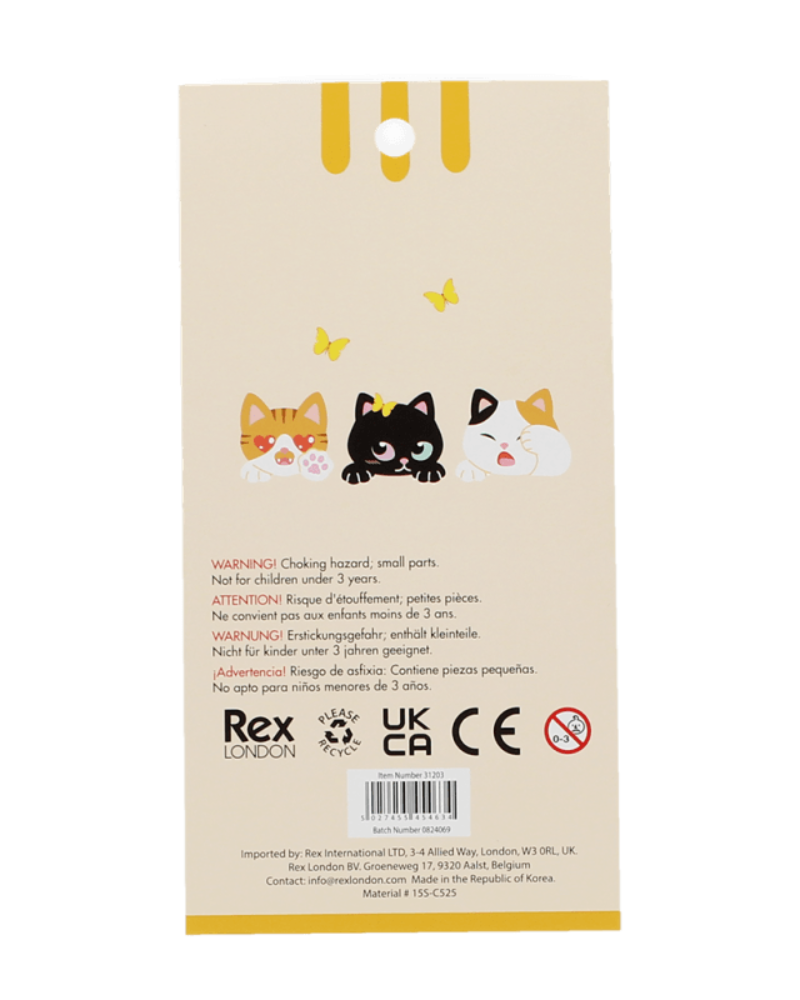 3D Puffy Quirky Cat Stickers
