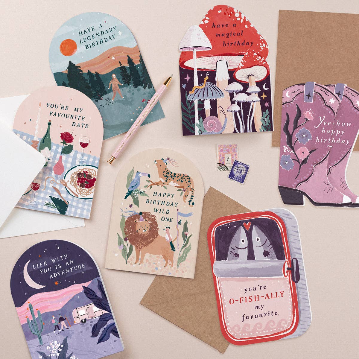 Sardines You're My Favourite Card | Valentines Cards