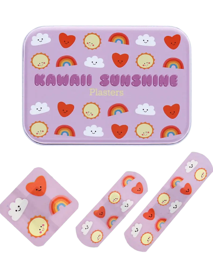 Children's Kawaii Sunshine Plasters in a Tin
