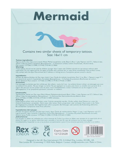 Mermaid Temporary Tattoos