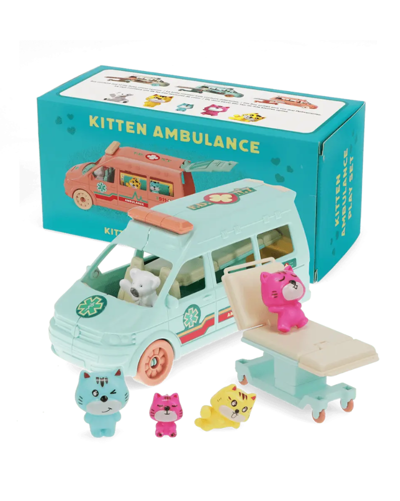 Kitten Ambulance Little World Playset