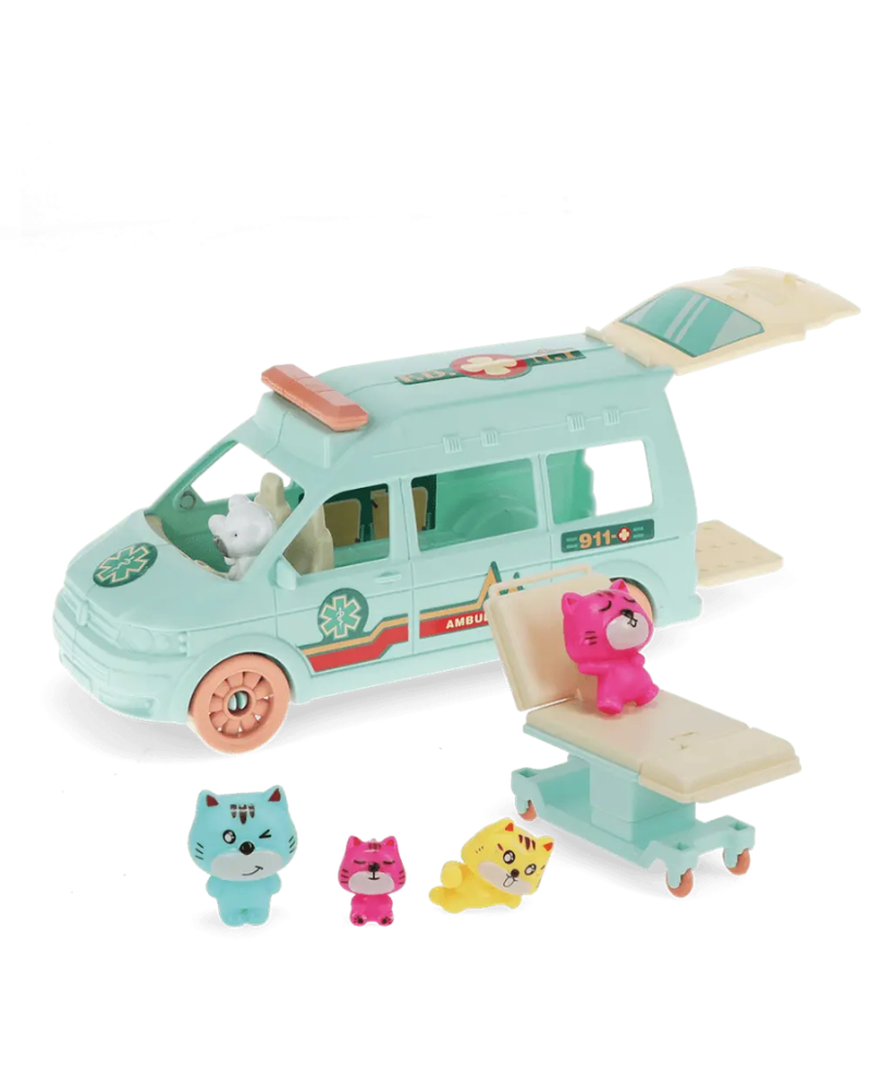 Kitten Ambulance Little World Playset