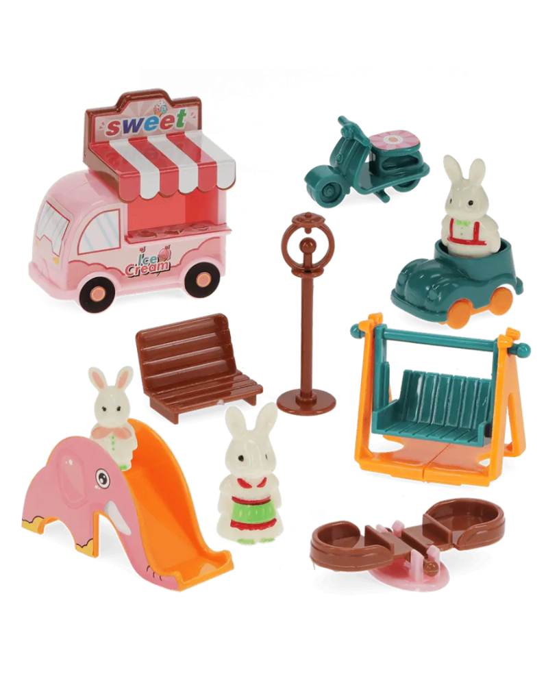 Ice Cream Playground Little World Playset