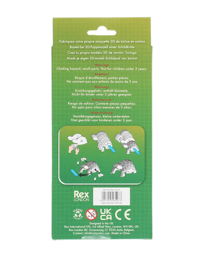 Make Your Own 3D Tortoise Model Kit