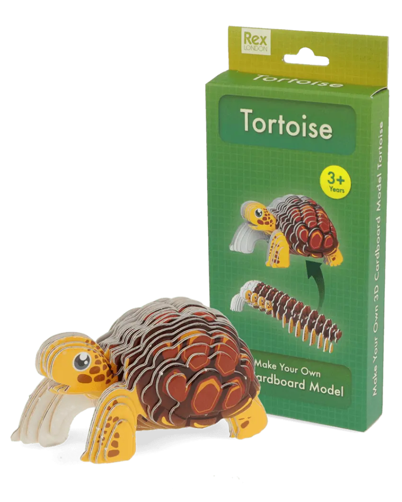 Make Your Own 3D Tortoise Model Kit