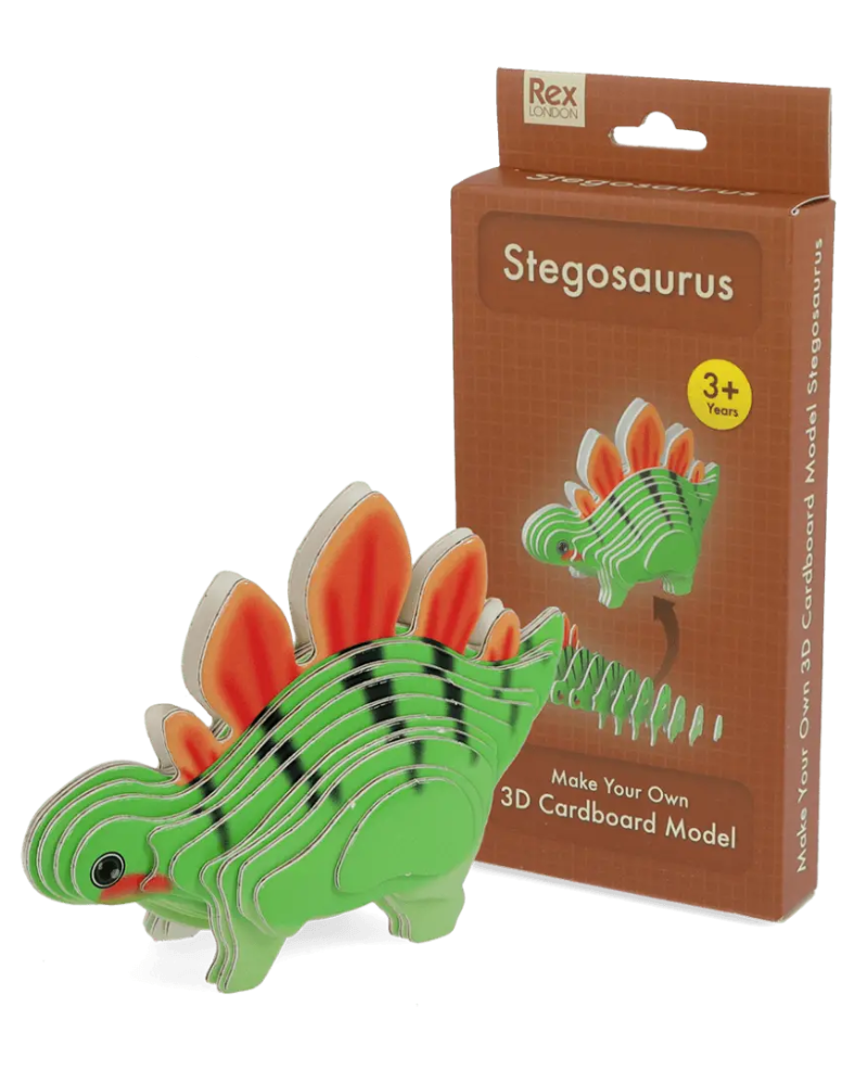 Make Your Own 3D Stegosaurus Model Kit