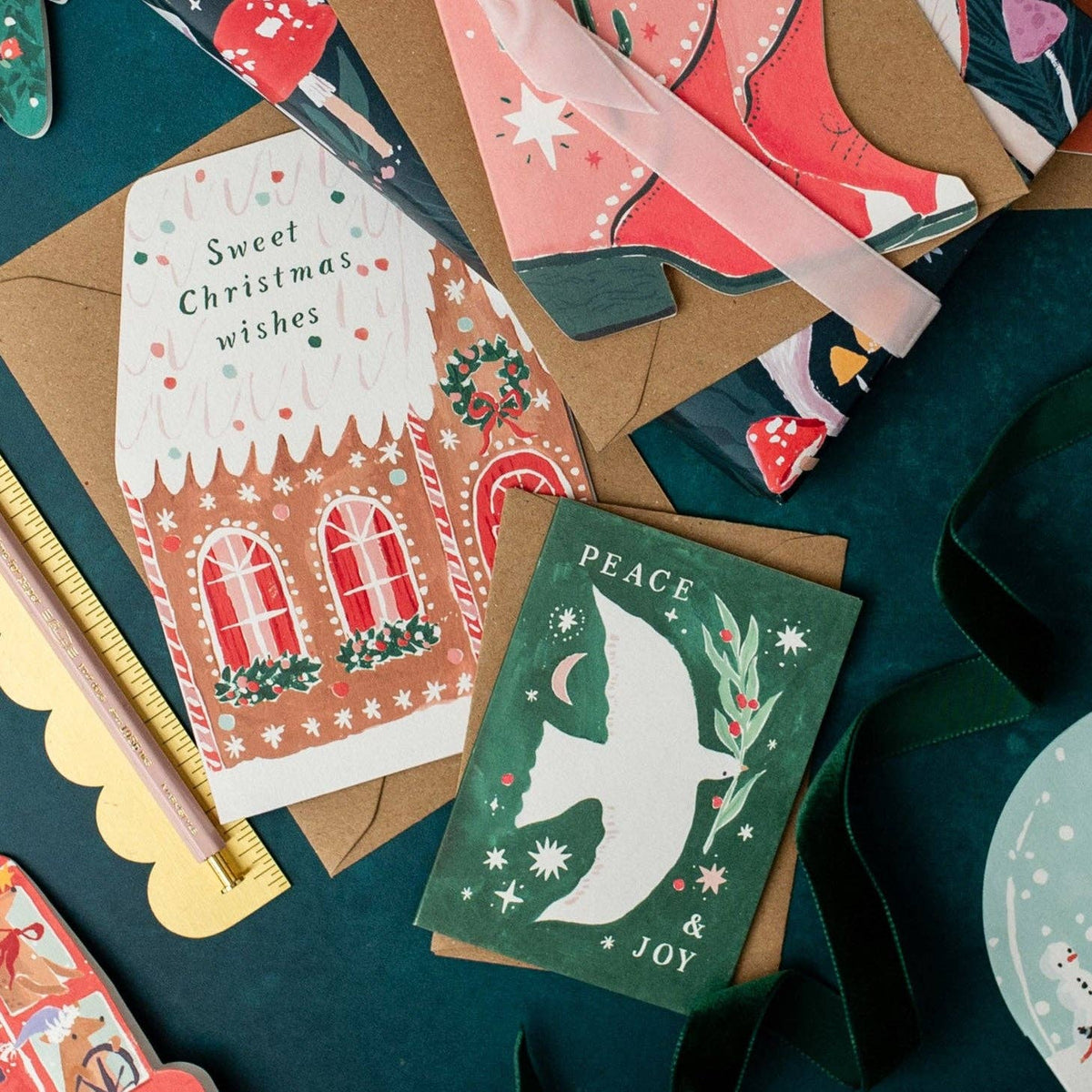 Gingerbread House Christmas Card
