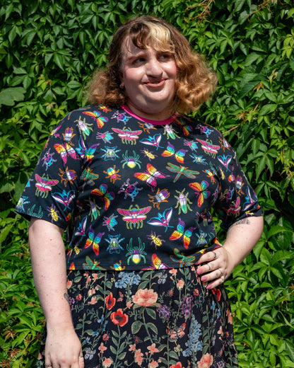 Pride Bugs Unisex Cropped Boxy Tee