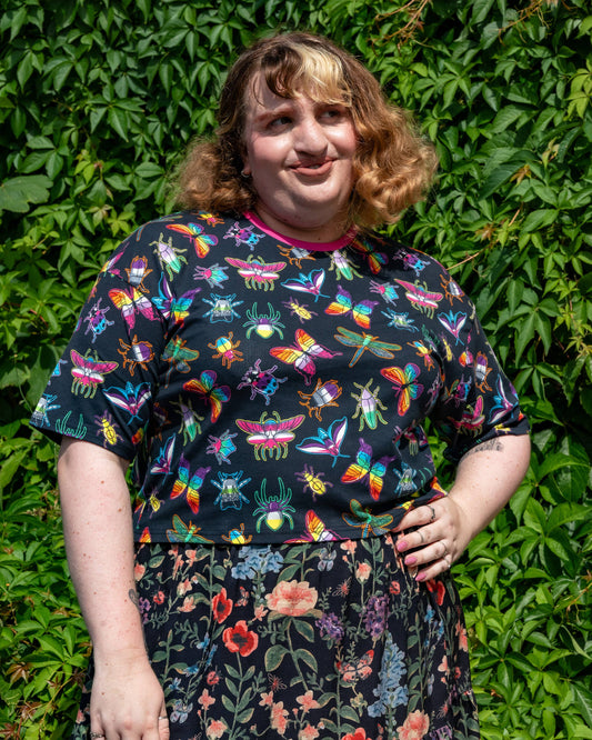 Pride Bugs Unisex Cropped Boxy Tee