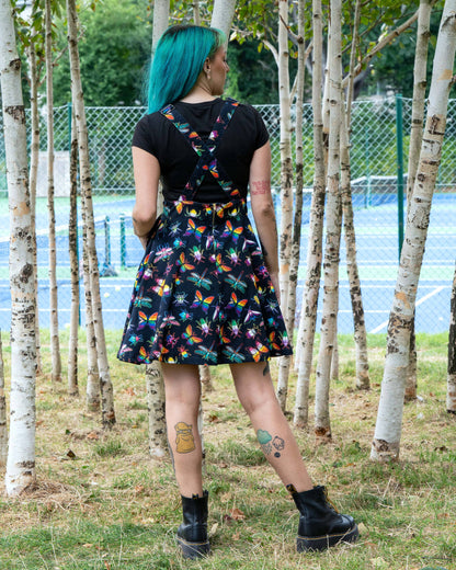 Pride Bugs Flared Pinafore Dress