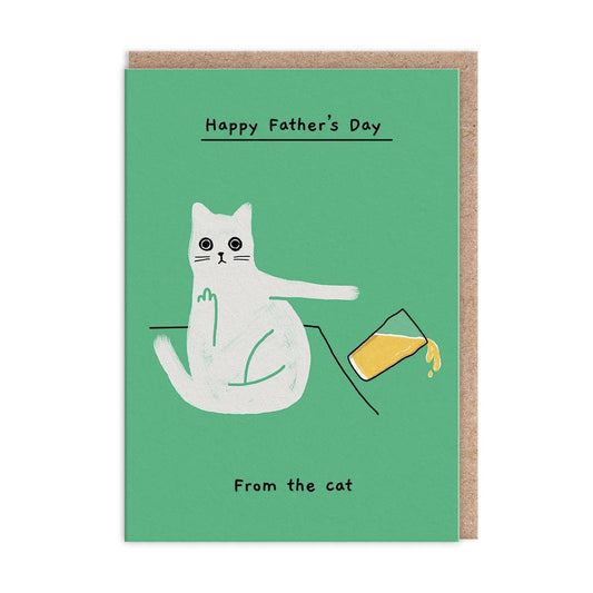 Happy Father's Day Pint Glass Greeting Card