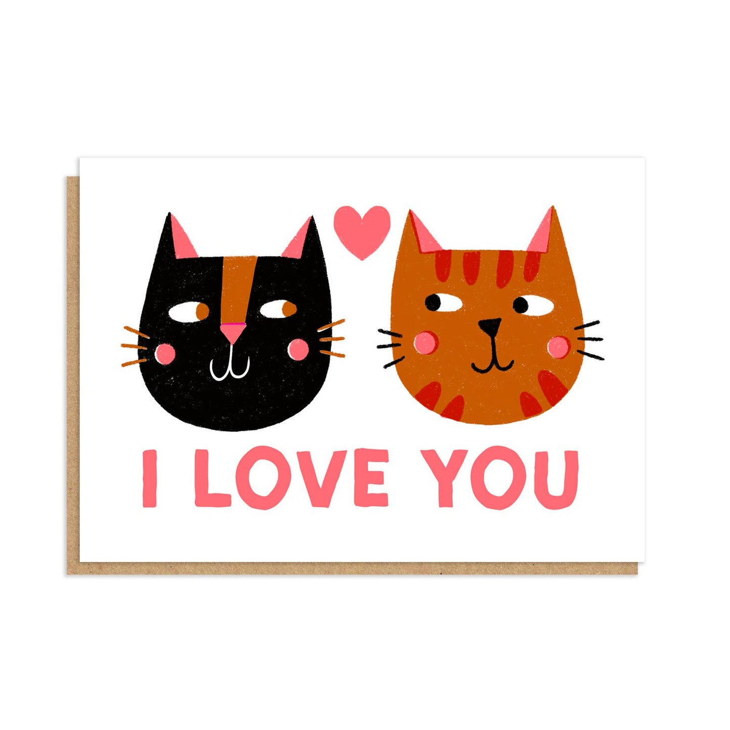 Cat's Eyes I Love You Card