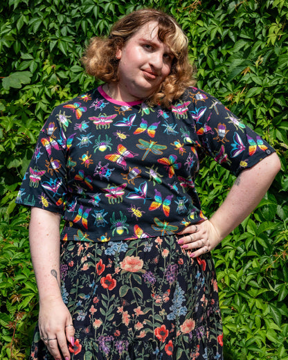 Pride Bugs Unisex Cropped Boxy Tee