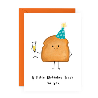 A Little Birthday Toast Card