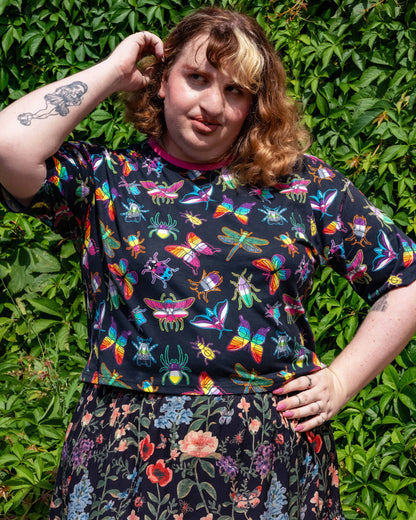 Pride Bugs Unisex Cropped Boxy Tee