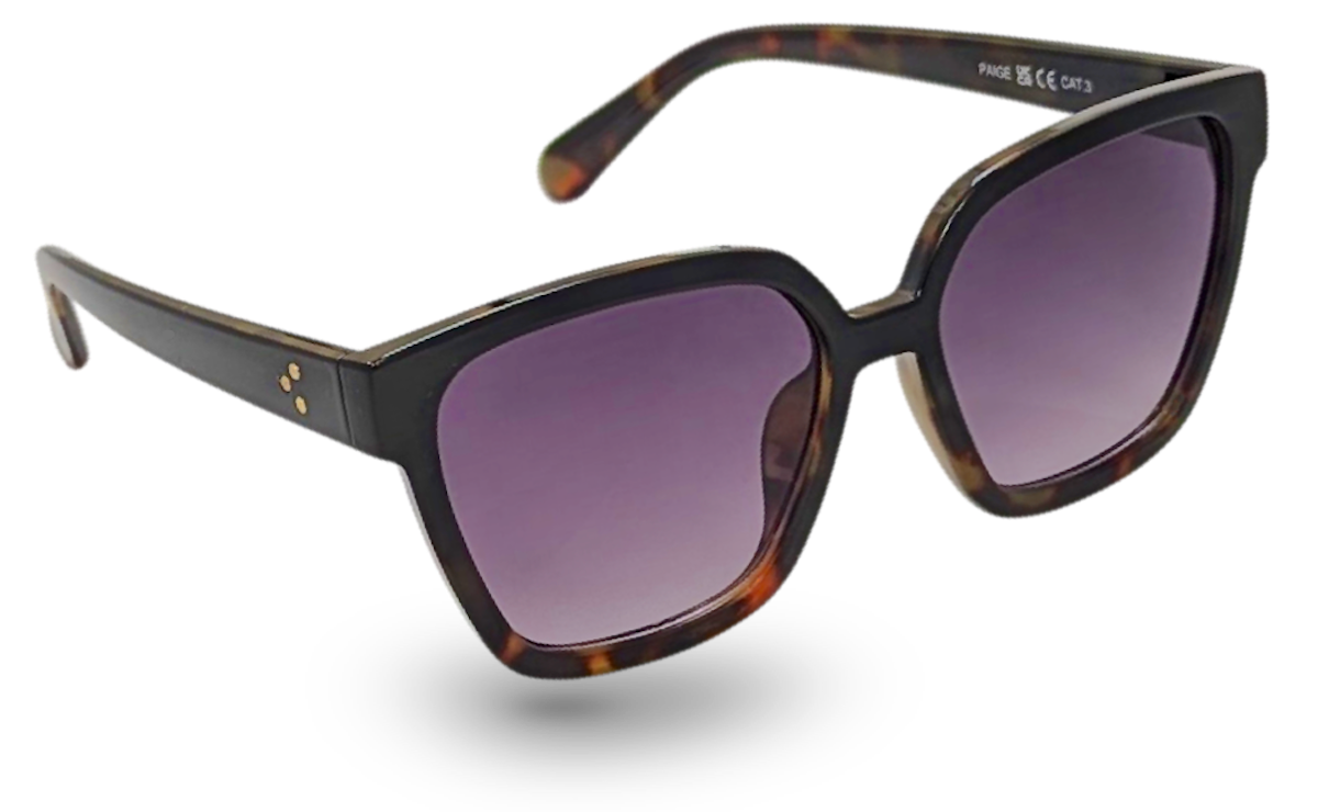 Paige Oversized Resin Frame Unisex Sunglasses Assorted
