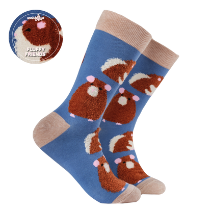 Fluffy Hamster Unisex Socks