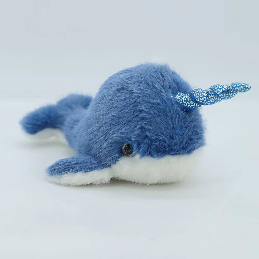 Narwhal Blue Soft Toy Plushie