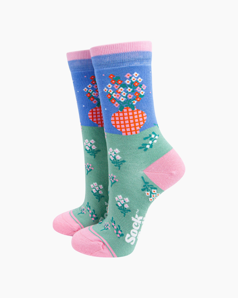 Flower Vase Unisex Crew Socks