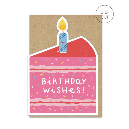 Big Slice Of Cake Birthday Card