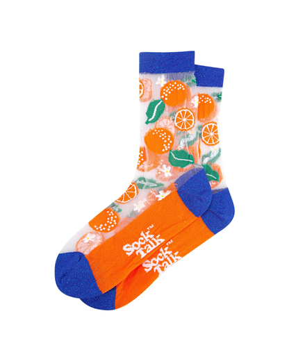 Juicy Orange  Unisex Sheer Pop Socks