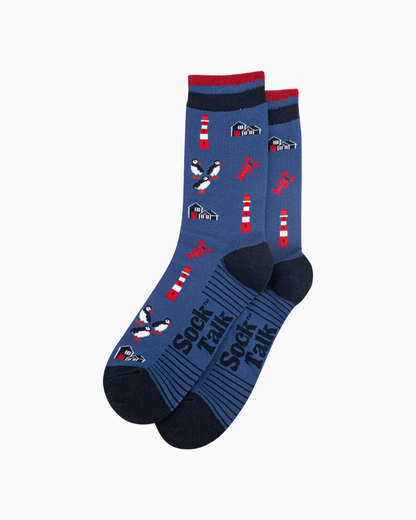 Lighthouse And Puffins Unisex Socks