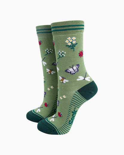 Garden And Ladybird Unisex Bamboo Socks