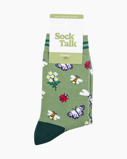 Garden And Ladybird Unisex Bamboo Socks