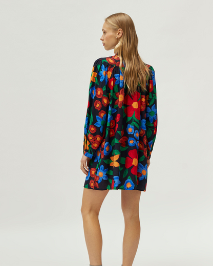 Painted Floral Dress by Compania Fantastica