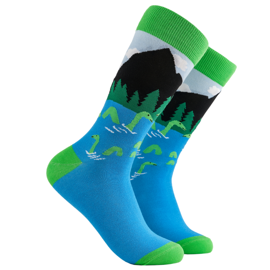 Loch Ness Monster Socks UK 4-8