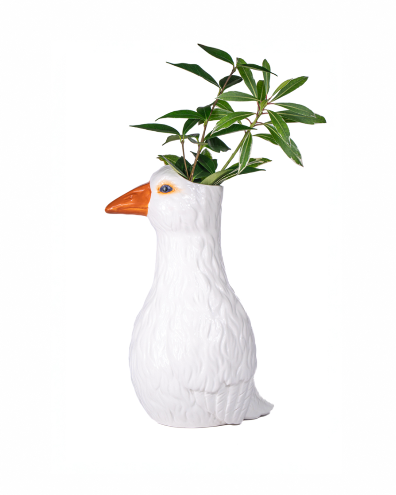 Silly Goose Shaped Vase