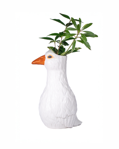 Silly Goose Shaped Vase