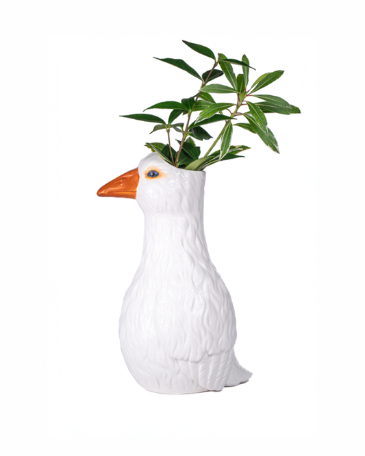 Silly Goose Shaped Vase