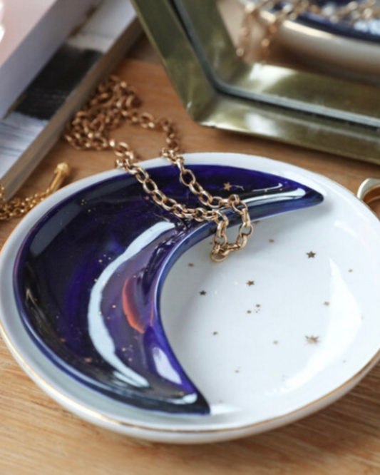 Nesting Moon Ceramic Trinket Dish