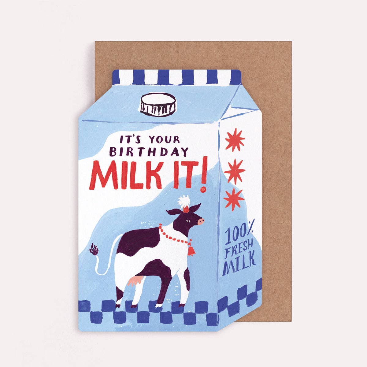 It's Your Birthday Milk It Greeting Card