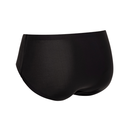 Classic Black Seamless Full Briefs