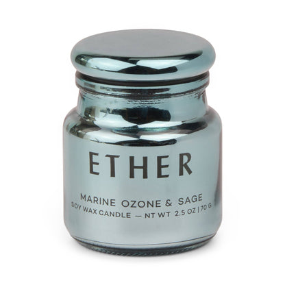 Chroma Ether Light Blue Candle Sea Salt Sage By Paddywax