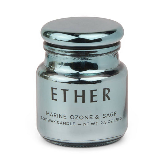 Chroma Ether Light Blue Candle Sea Salt Sage By Paddywax