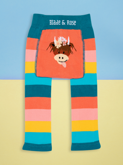 Bonnie Highland Cow Leggings 0-6 Months