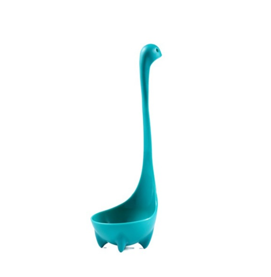 Nessie Dinosaur Ladle Soup Spoon Turquoise