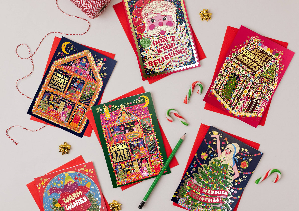 Gingerbread House Sweet Christmas Wishes Card